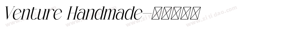 Venture Handmade字体转换